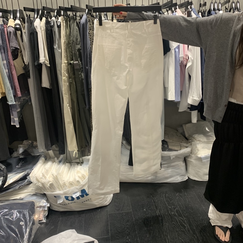 TUG韓國代購㊣女裝新款職業真品推薦熱賣休閑時尚休閑褲褶皺TUG休閑褲