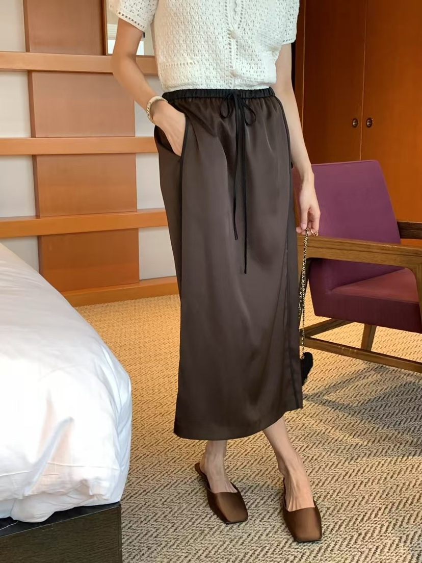 PRIVIE韓國直郵㊣女士新品25春夏時尚職業真品半身裙中短裙PRIVIE半身裙/中短裙圖色2