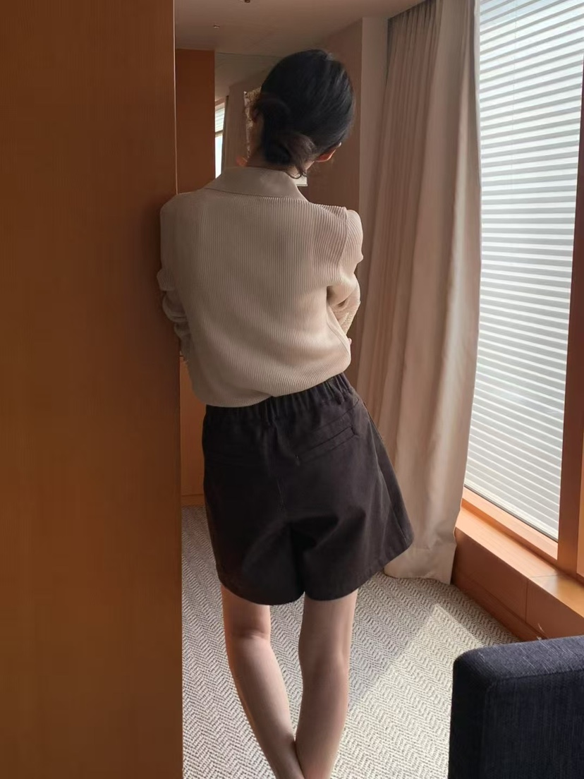 PRIVIE東大門㊣直郵女士新款人氣推薦熱賣25春夏職業真品短褲PRIVIE短褲