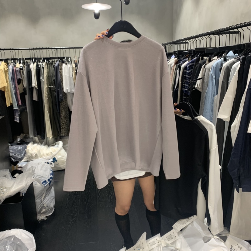 TUG韓國直郵㊣女士新款推薦職業休閑人氣時尚真品熱賣長袖T恤TUG長袖T恤圖色2