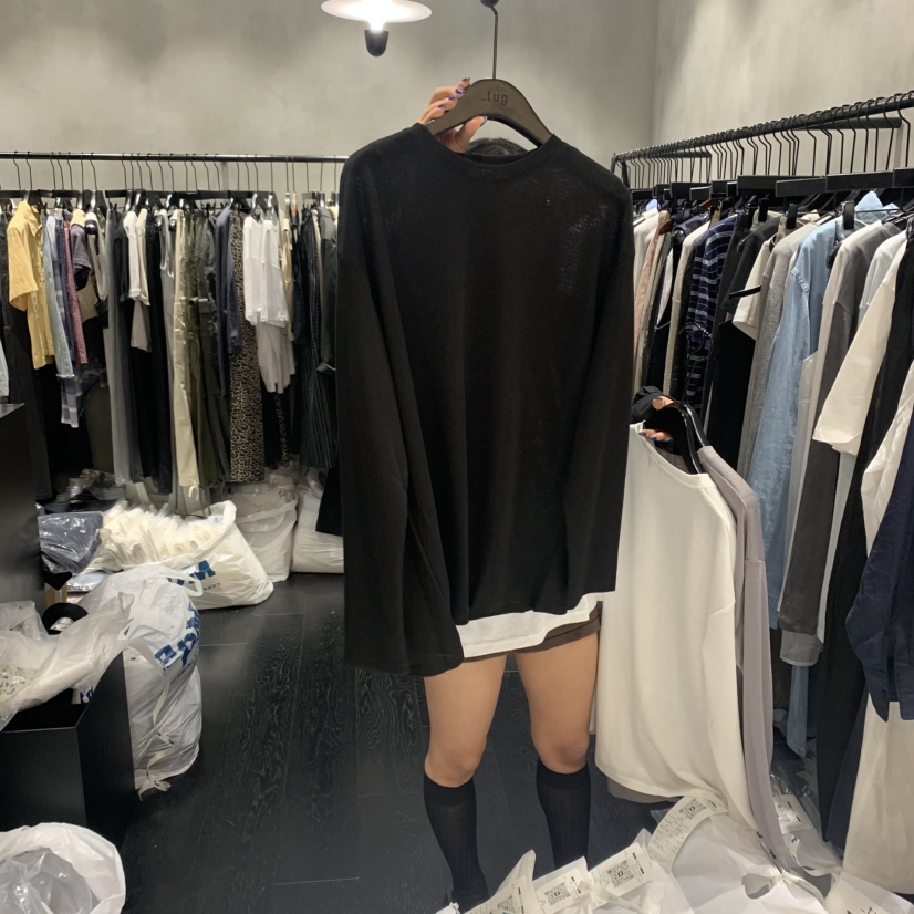 TUG韓國直郵㊣女士新款推薦職業休閑人氣時尚真品熱賣長袖T恤TUG長袖T恤圖色3