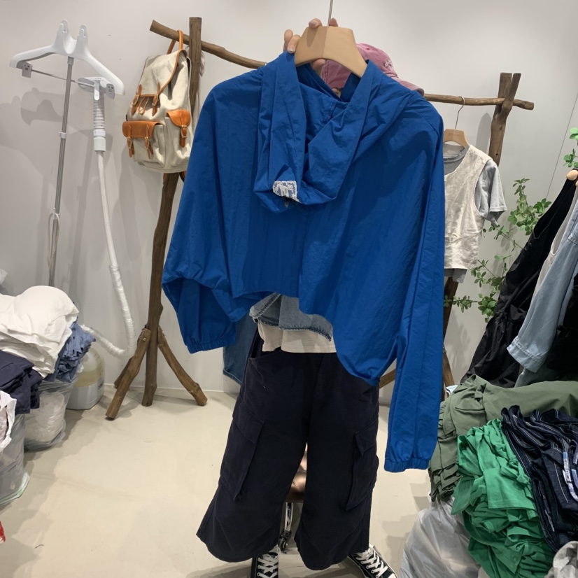 BLOOM韓國代購㊣女士新品熱賣職業人氣25春夏推薦休閑夾克連帽BLOOM-S夾克