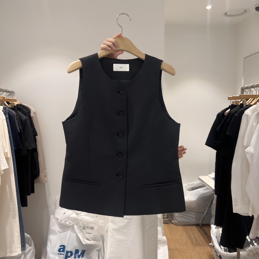 OUR-A東大門㊣直郵女士新品推薦人氣真品熱賣休閑職業馬甲OUR-A馬甲圖色2