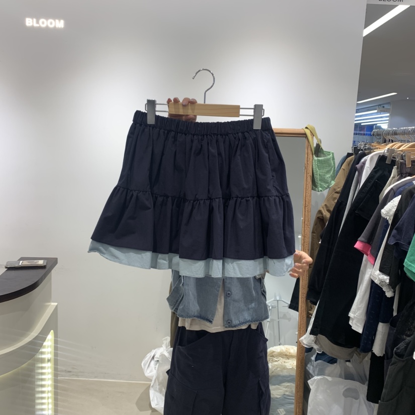 BLOOM韓國直郵㊣女裝新品25春夏熱賣職業真品推薦時尚短裙百褶BLOOM-S短裙