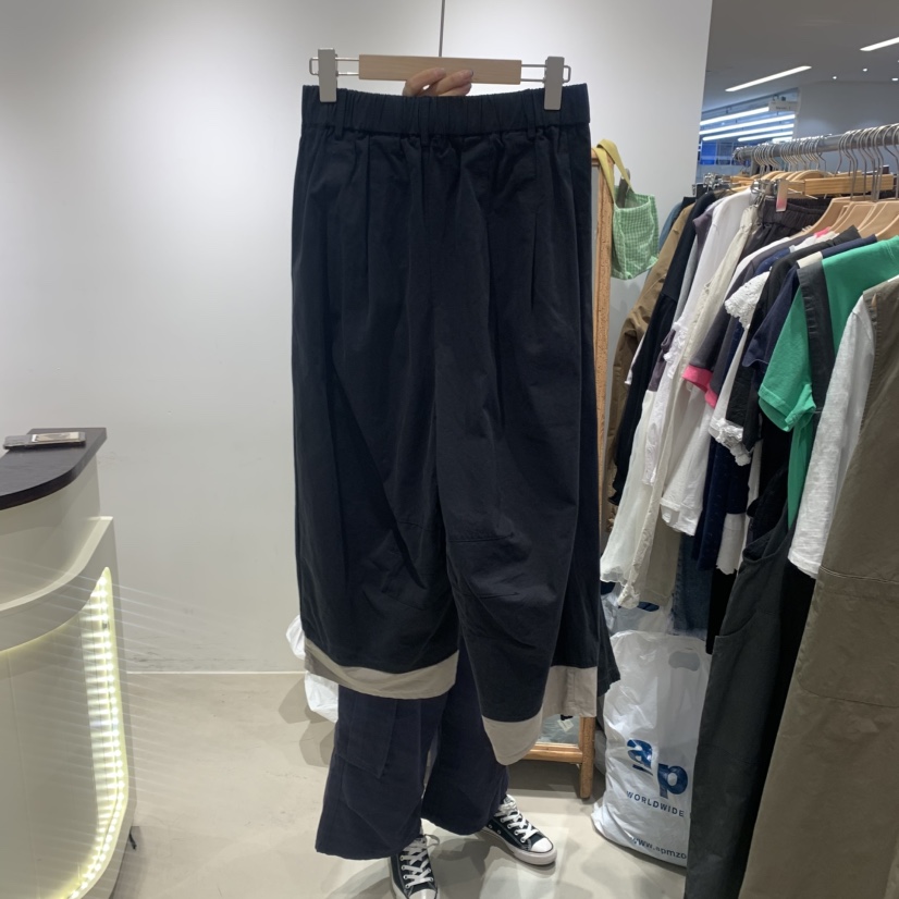 BLOOM東大門㊣實拍女士新品人氣25春夏推薦真品時尚休閑褲紐扣BLOOM-S休閑褲