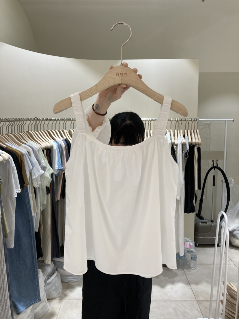 FLEUR-P韓國直郵㊣女裝新款25春夏推薦真品職業人氣吊帶背心FLEUR吊帶/背心