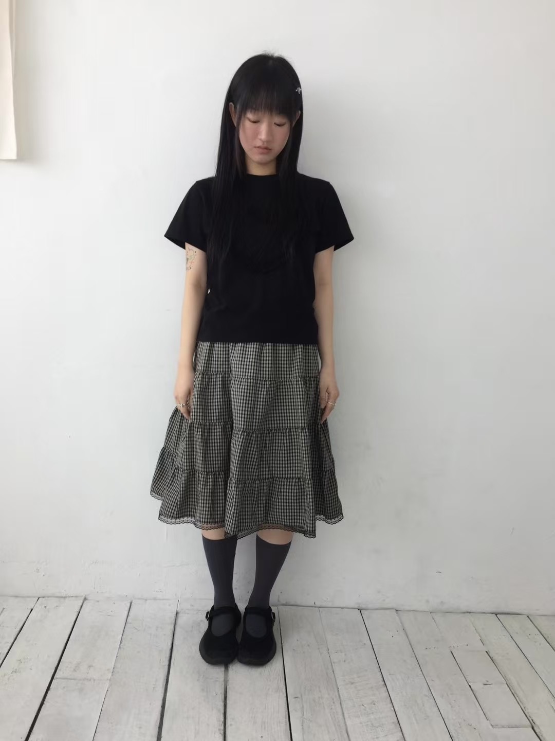 A.VER韓國直郵㊣女裝新品時尚人氣25春夏休閑推薦真品職業T恤A.VERT恤