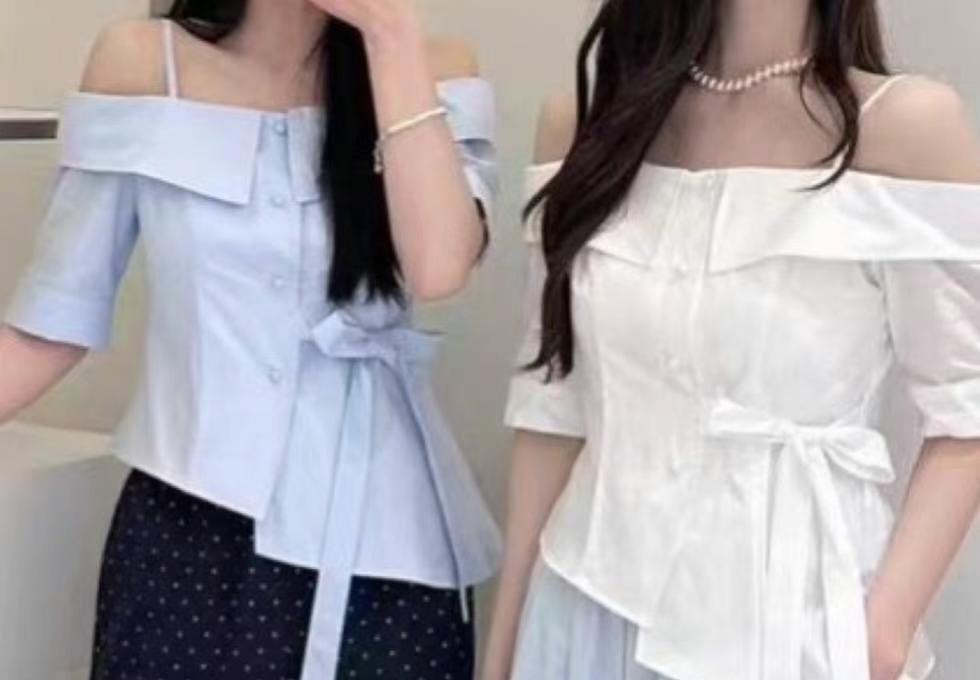AIRPLANE東大門㊣實拍女裝新品人氣25春夏時尚熱賣襯衫蕾絲衫AIRPLANE襯衫/蕾絲衫