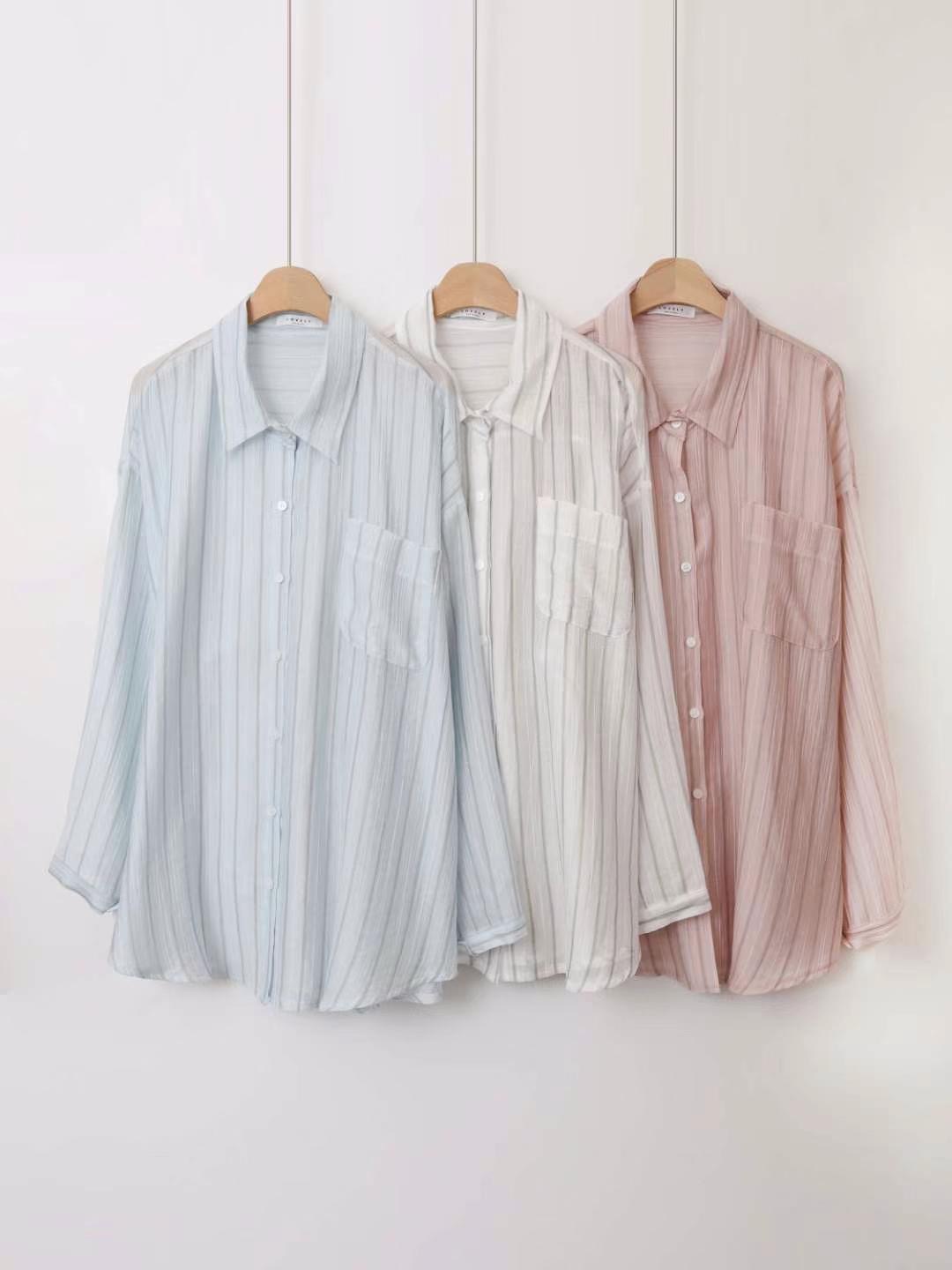 LOVELY東大門㊣直郵女士新品熱賣25春夏休閑時尚襯衫蕾絲衫LOVELY襯衫/蕾絲衫
