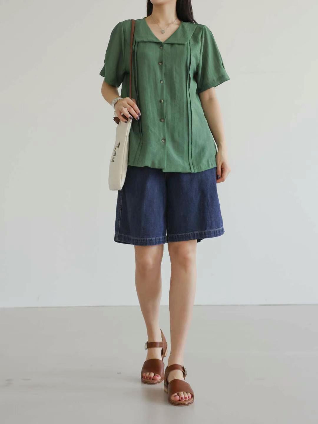 LOVELY東大門㊣實拍女士新品真品熱賣人氣休閑時尚襯衫蕾絲衫LOVELY襯衫/蕾絲衫