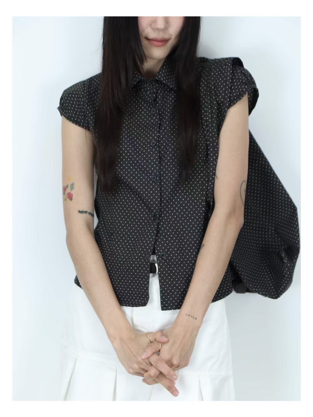 A.VER韓國直郵㊣女士新品人氣推薦熱賣25春夏時尚襯衫蕾絲衫A.VER襯衫/蕾絲衫