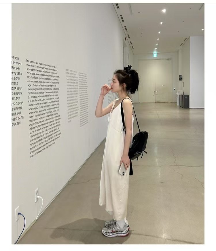 AUTHENTIC-OT東大門㊣實拍女士新品休閑熱賣推薦25春夏連衣裙AUTHENTIC連衣裙