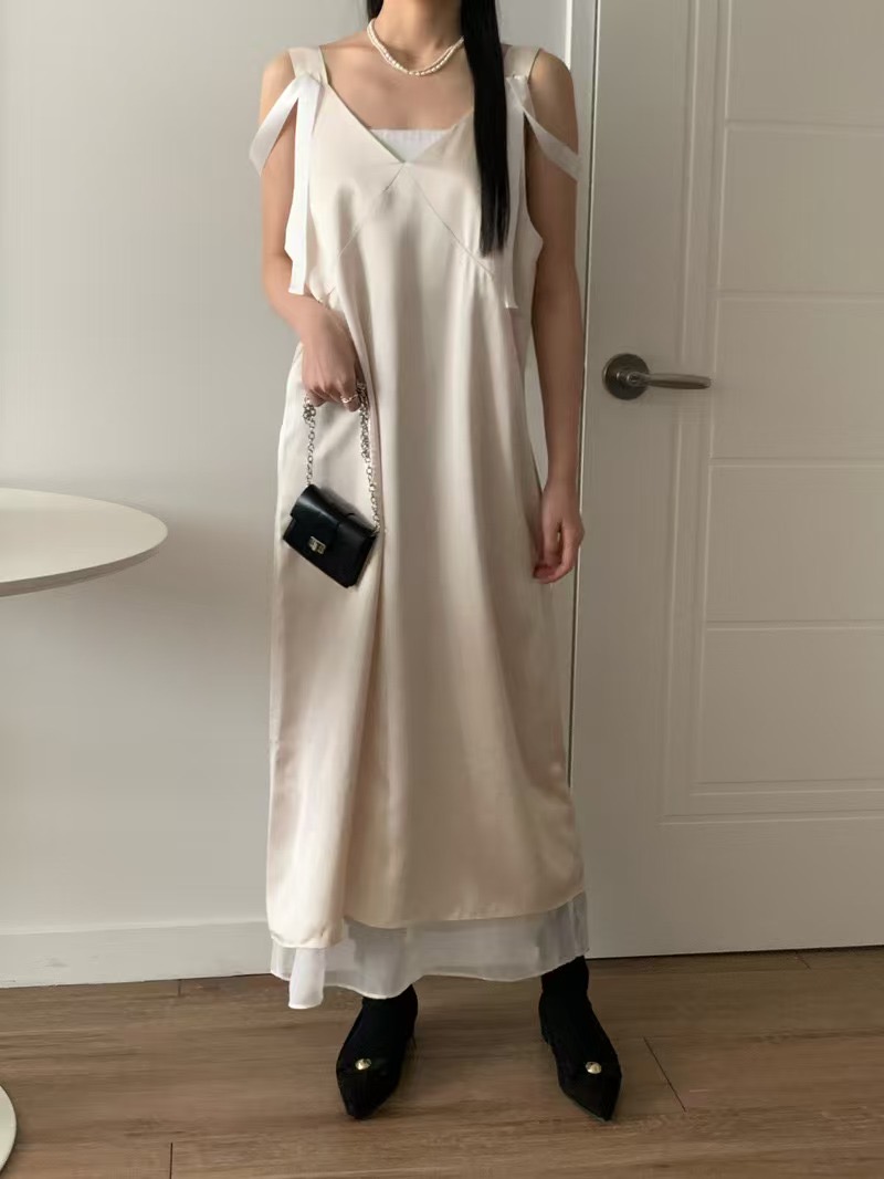 AUTHENTIC-OT東大門㊣實拍女士新品休閑熱賣推薦25春夏連衣裙AUTHENTIC連衣裙