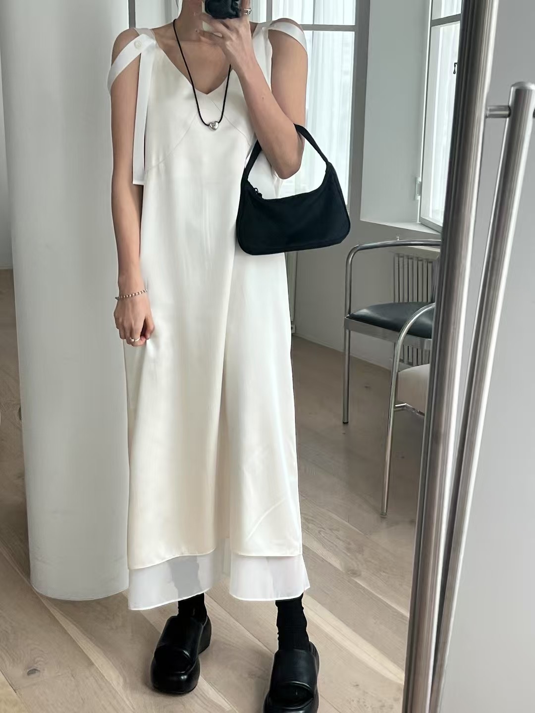 AUTHENTIC-OT東大門㊣實拍女士新品休閑熱賣推薦25春夏連衣裙AUTHENTIC連衣裙圖色2