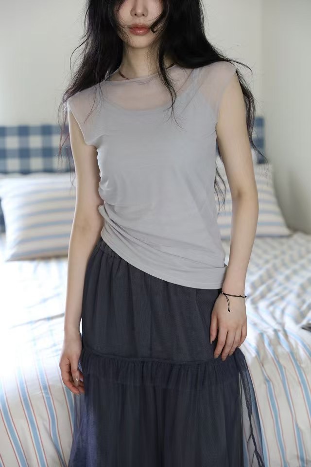 AUTHENTIC-OT東大門㊣實拍女士新款推薦時尚休閑職業吊帶背心AUTHENTIC吊帶/背心