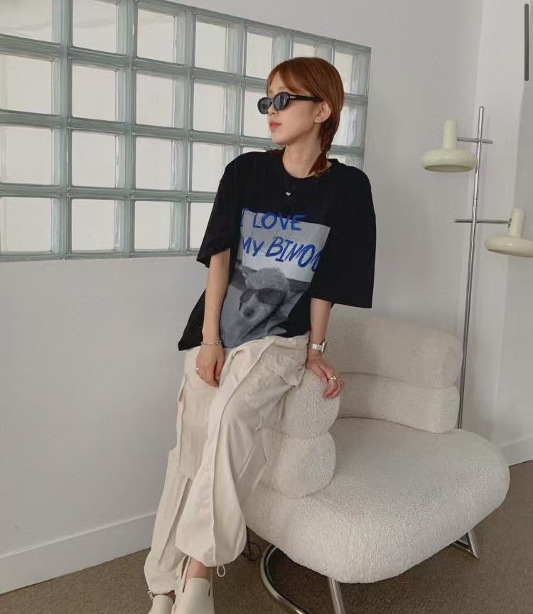 AUTHENTIC-OT東大門㊣直郵女裝新品推薦熱賣休閑人氣職業T恤AUTHENTICT恤