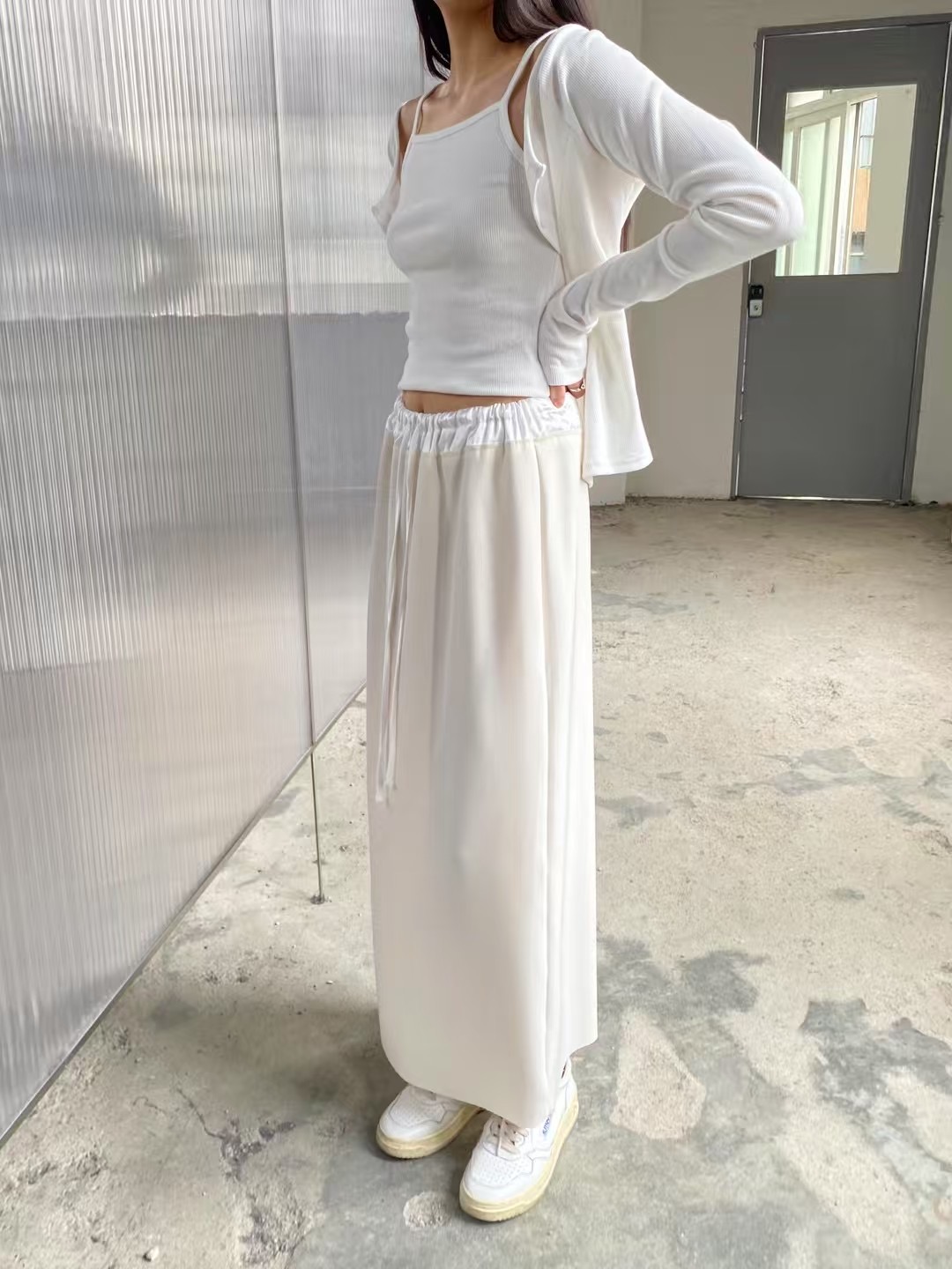 AUTHENTIC-OT韓國代購㊣女裝新品休閑時尚真品熱賣推薦長裙AUTHENTIC長裙