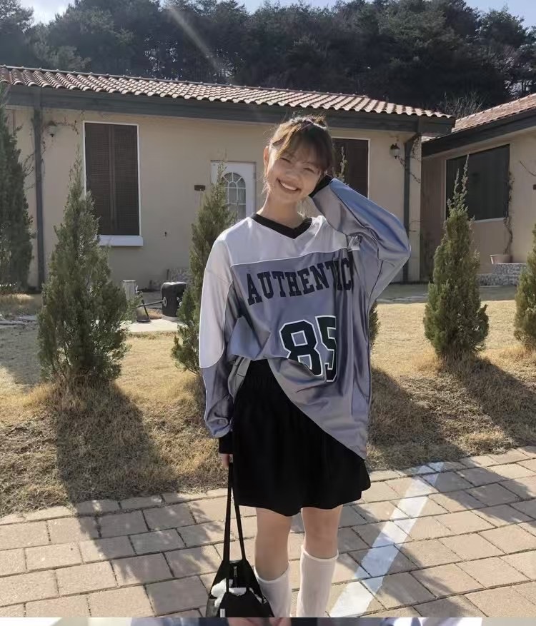 AUTHENTIC-OT東大門㊣實拍女裝新品推薦25春夏休閑時尚衛衣AUTHENTIC衛衣