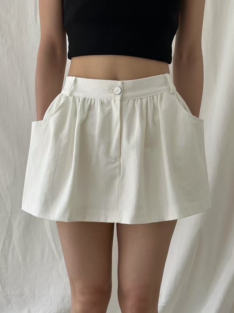 AUTHENTIC-OT東大門㊣直郵女裝新品真品職業25春夏裙褲喇叭AUTHENTIC裙褲圖色2