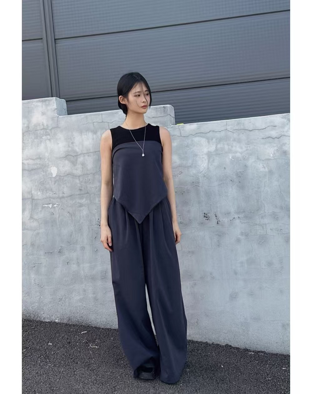 AUTHENTIC-OT東大門㊣直郵女士新品職業時尚推薦真品25春夏套裝AUTHENTIC套裝