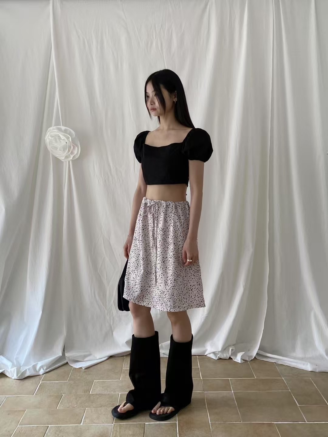 AUTHENTIC-OT東大門㊣代購女士新品真品休閑職業半身裙中短裙AUTHENTIC半身裙/中短裙
