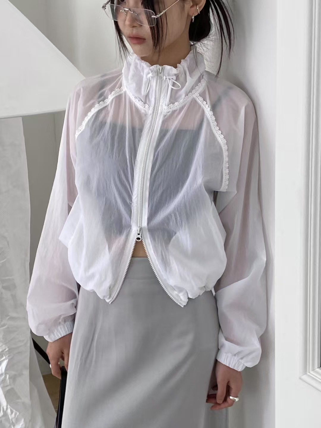AUTHENTIC-OT東大門㊣實拍女裝新品熱賣休閑人氣25春夏夾克AUTHENTIC夾克