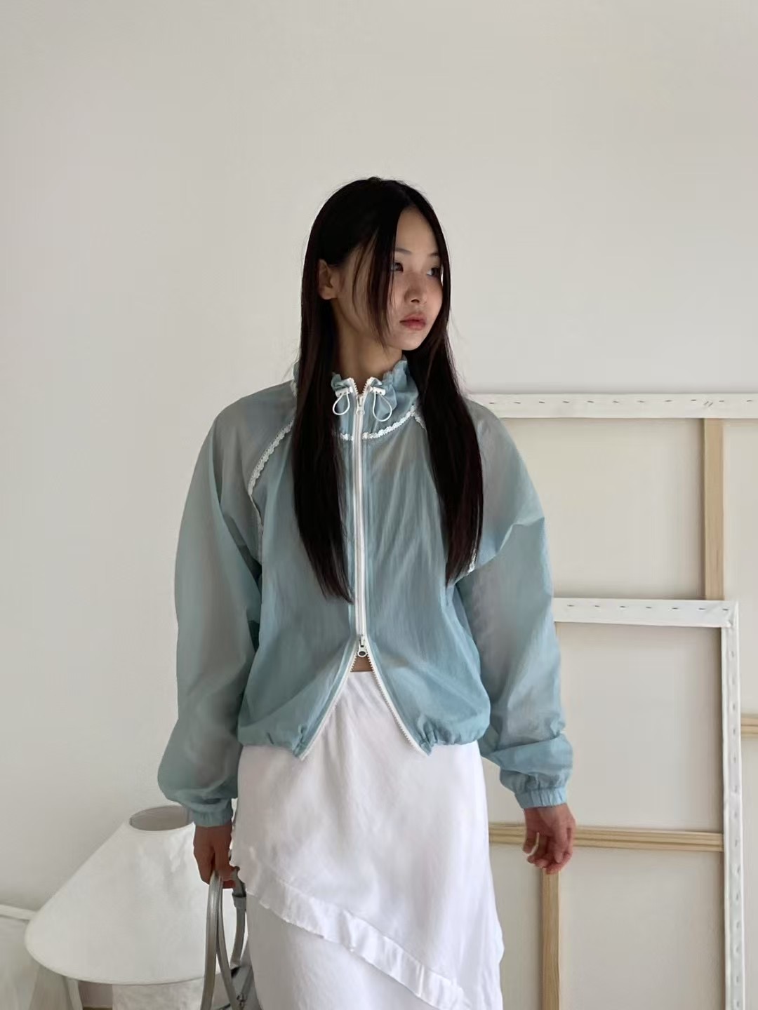 AUTHENTIC-OT東大門㊣實拍女裝新品熱賣休閑人氣25春夏夾克AUTHENTIC夾克圖色2