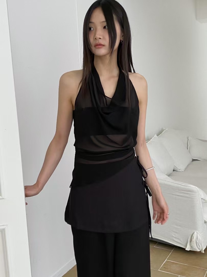 AUTHENTIC-OT東大門㊣實拍女士新款真品25春夏時尚襯衫蕾絲衫AUTHENTIC襯衫/蕾絲衫