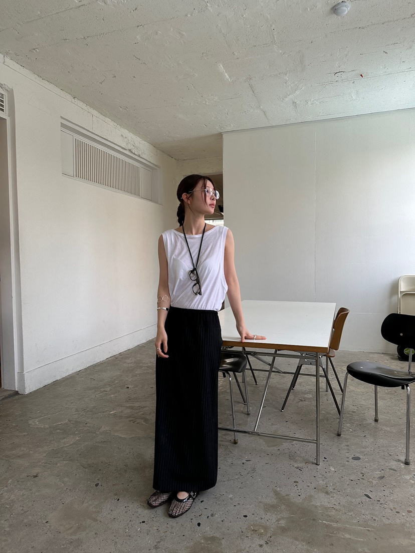 UNBOUND韓國代購㊣女裝新款時尚人氣真品休閑推薦熱賣25春夏長裙UNBOUND長裙