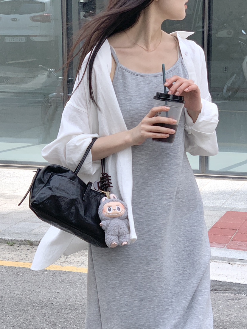 LOGARDEN韓國代購㊣女裝新品25春夏推薦職業休閑人氣連衣裙LO GARDEN連衣裙