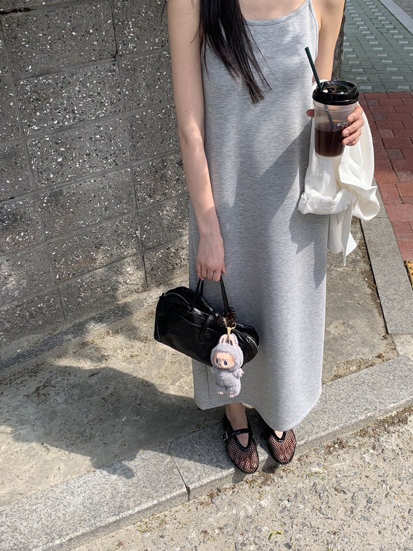 LOGARDEN韓國代購㊣女裝新品25春夏推薦職業休閑人氣連衣裙LO GARDEN連衣裙