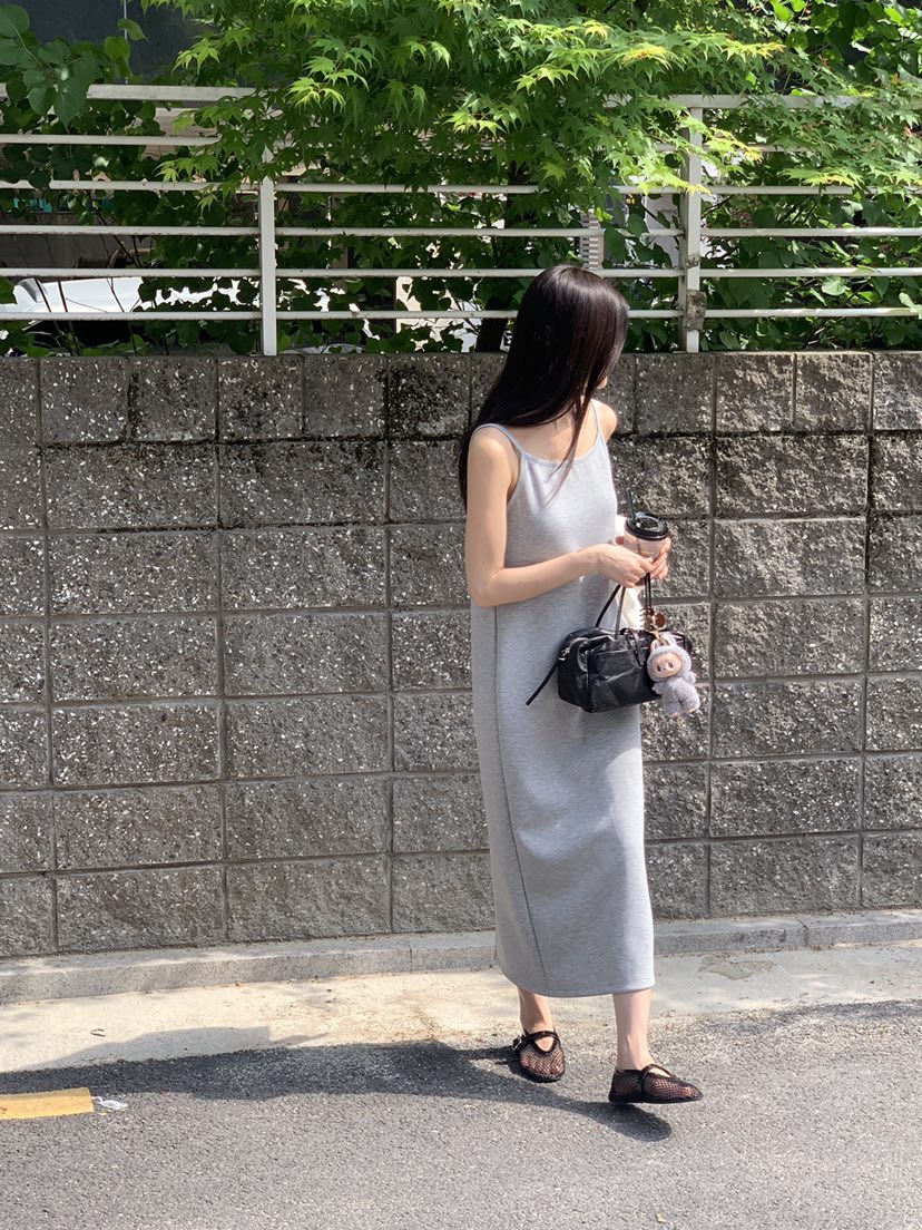 LOGARDEN韓國代購㊣女裝新品25春夏推薦職業休閑人氣連衣裙LO GARDEN連衣裙