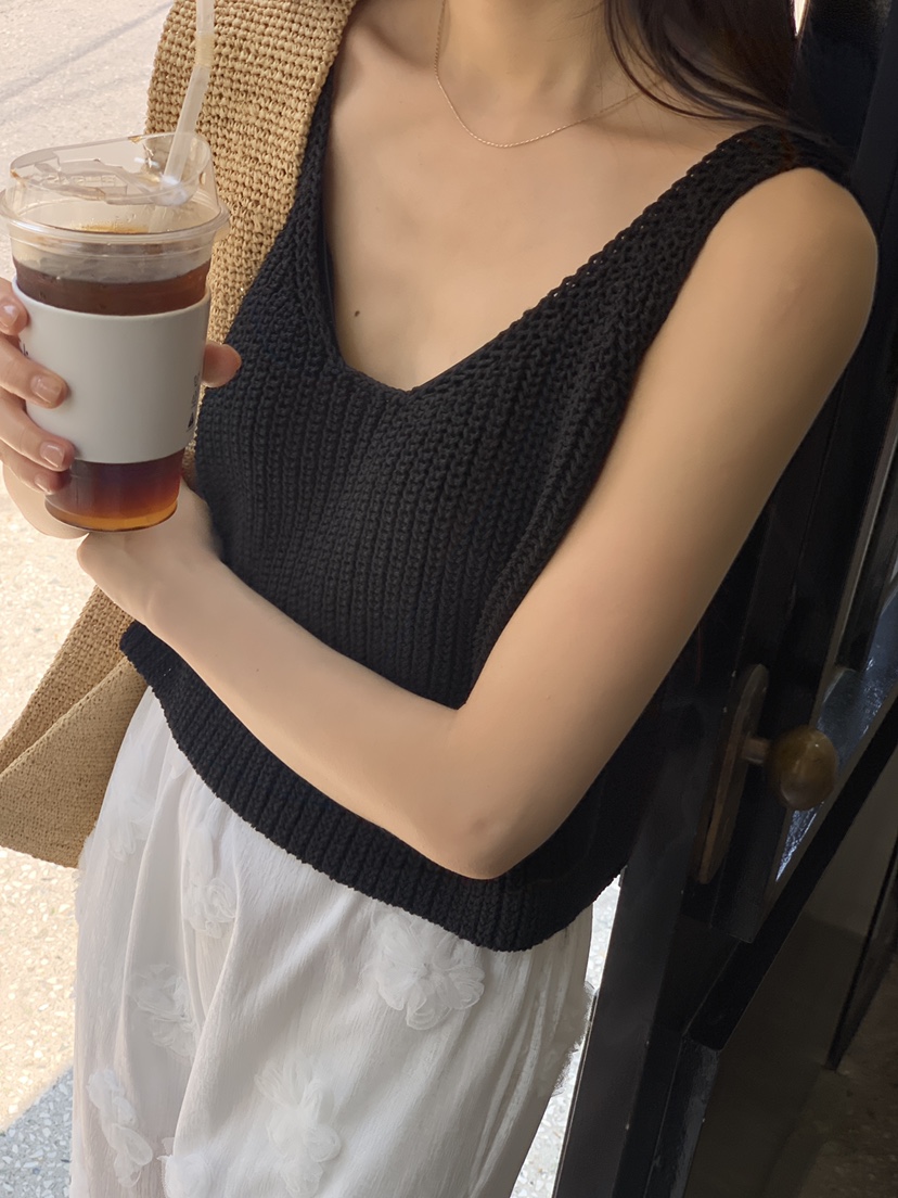 LOGARDEN東大門㊣直郵女裝新款職業推薦25春夏休閑吊帶背心LO GARDEN吊帶/背心圖色3