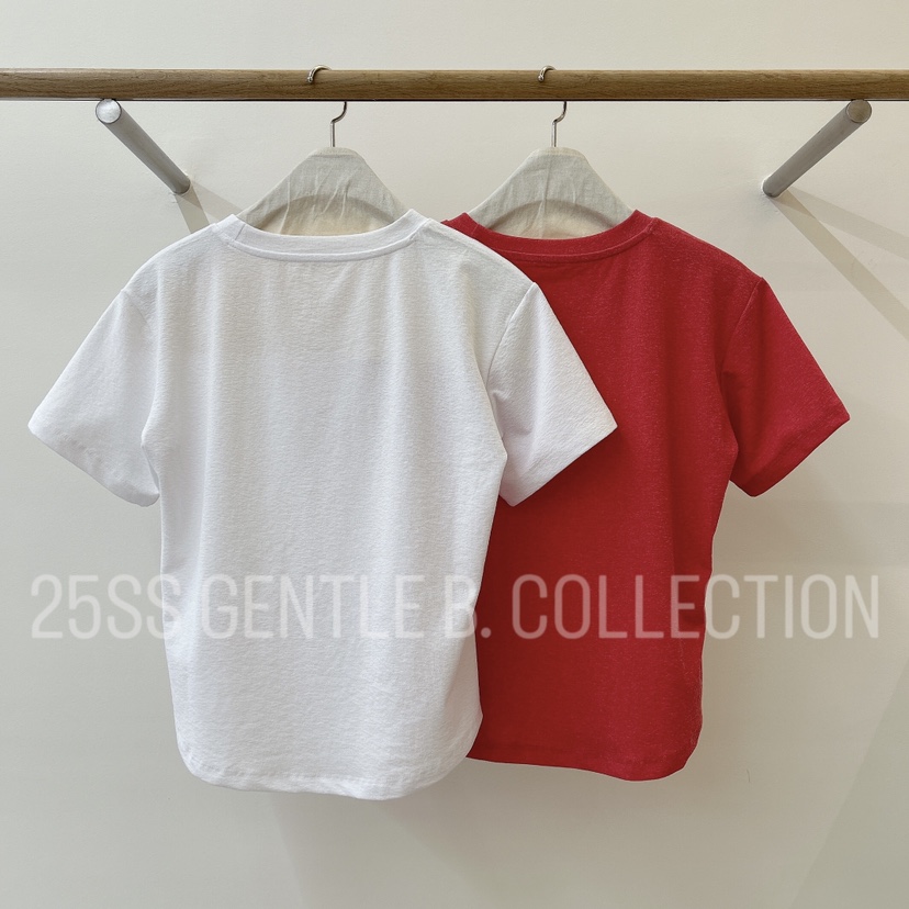 GENTLE B東大門㊣實拍女士新品職業25春夏推薦人氣休閑T恤GENTLE BT恤