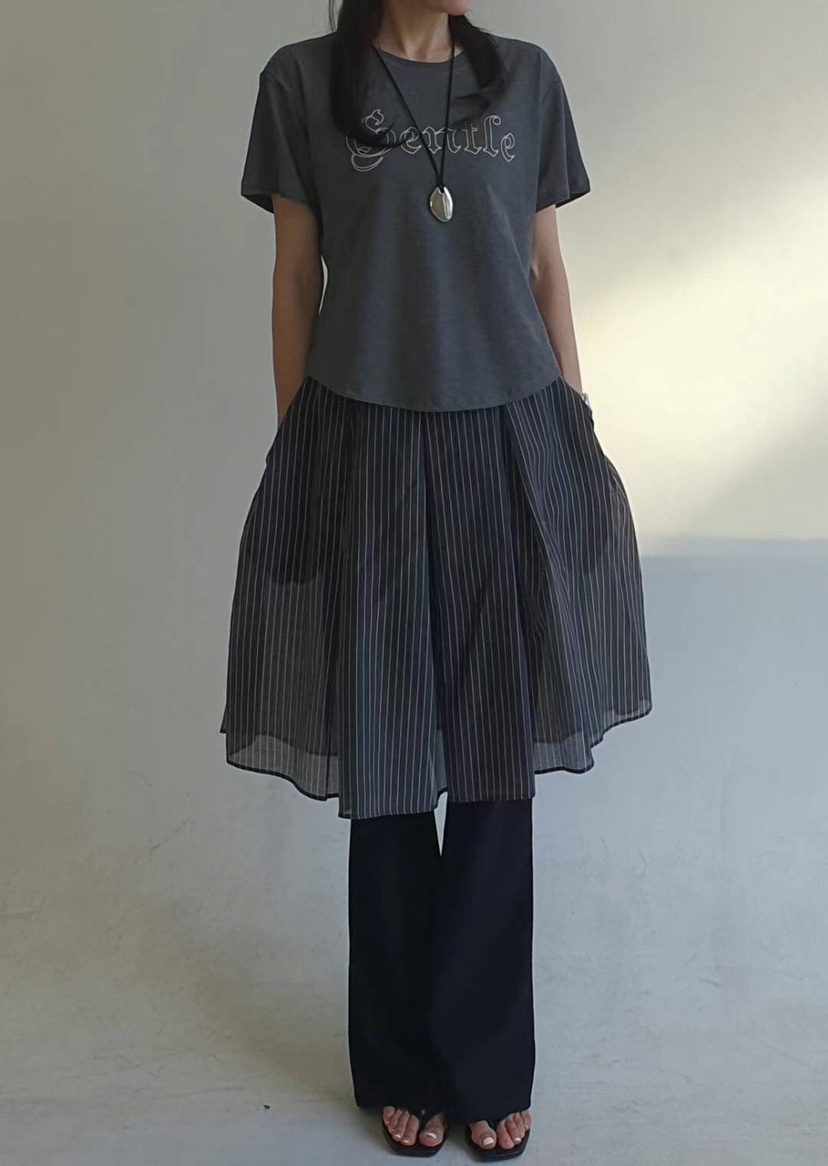GENTLE B東大門㊣實拍女士新品職業25春夏推薦人氣休閑T恤GENTLE BT恤圖色3