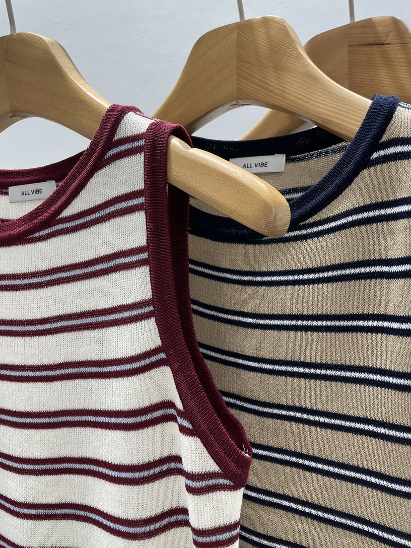 ALLVIBE韓國代購㊣女裝新品25春夏人氣休閑推薦職業吊帶背心ALLVIBE吊帶/背心