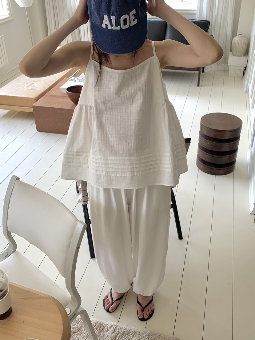 LOGARDEN韓國代購㊣女士新款真品職業25春夏人氣熱賣吊帶背心LO GARDEN吊帶/背心