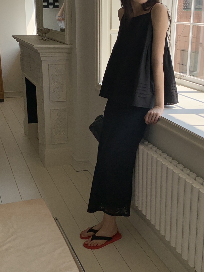 LOGARDEN韓國代購㊣女士新款真品職業25春夏人氣熱賣吊帶背心LO GARDEN吊帶/背心