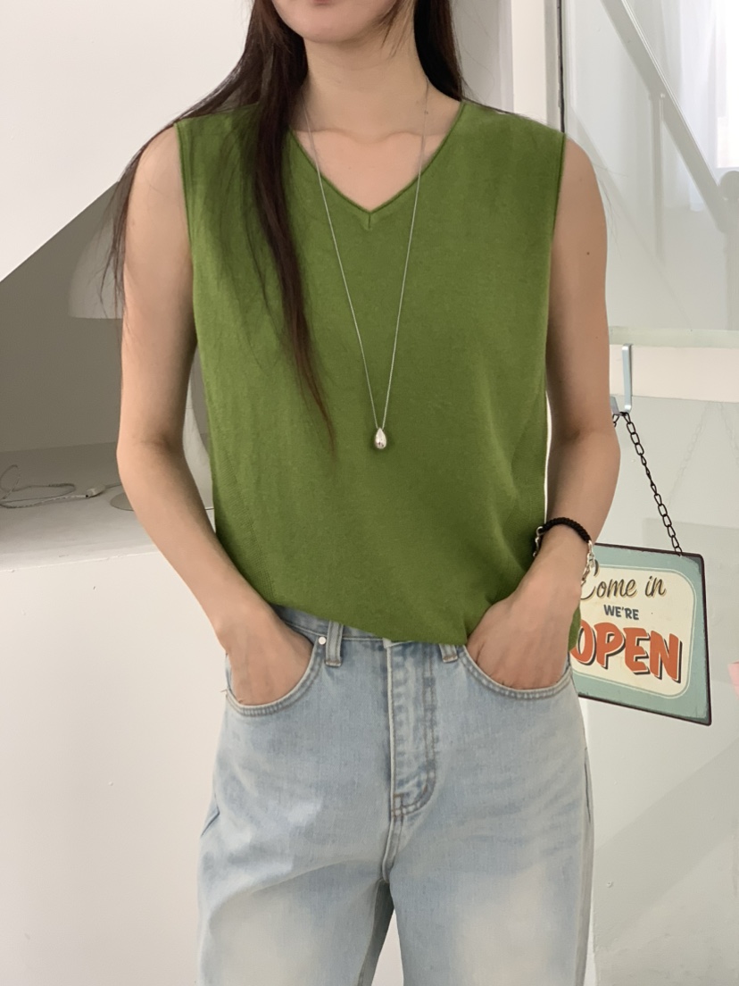 EOMPIT東大門㊣直郵女裝新品真品人氣推薦休閑25春夏吊帶背心EOMPIT吊帶/背心圖色4
