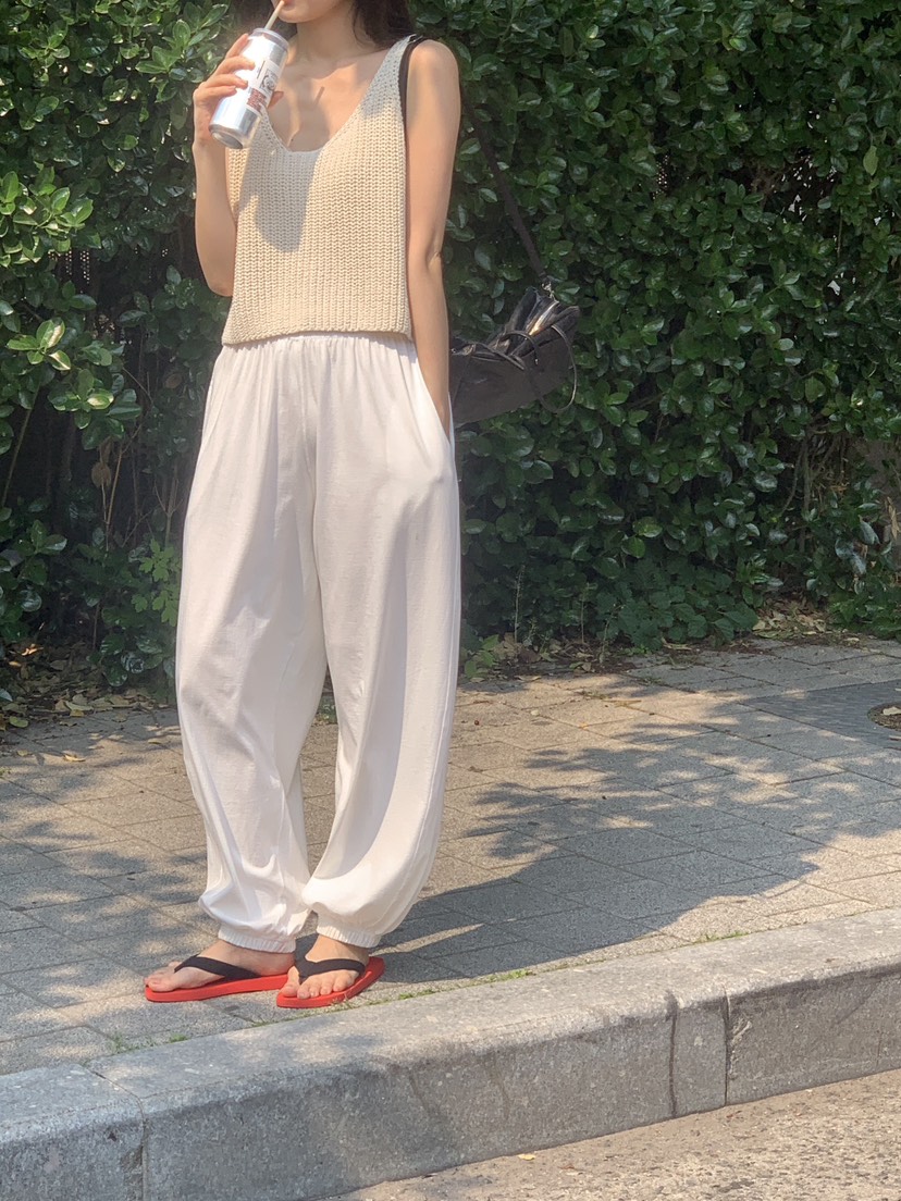 LOGARDEN韓國直郵㊣女裝新品職業熱賣25春夏推薦時尚休閑褲LO GARDEN休閑褲