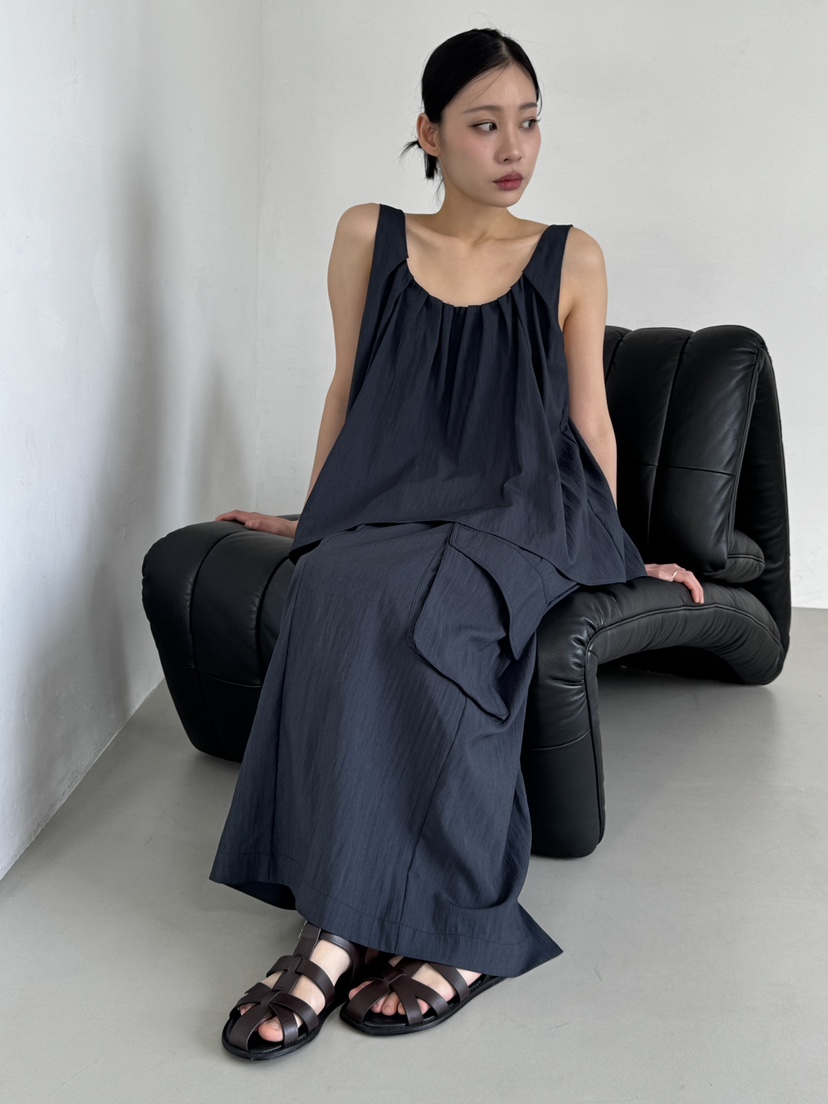 KARE/WEREPIECE韓國代購㊣女裝新品人氣25春夏吊帶背心褶皺KARE/WEREPIECE吊帶/背心