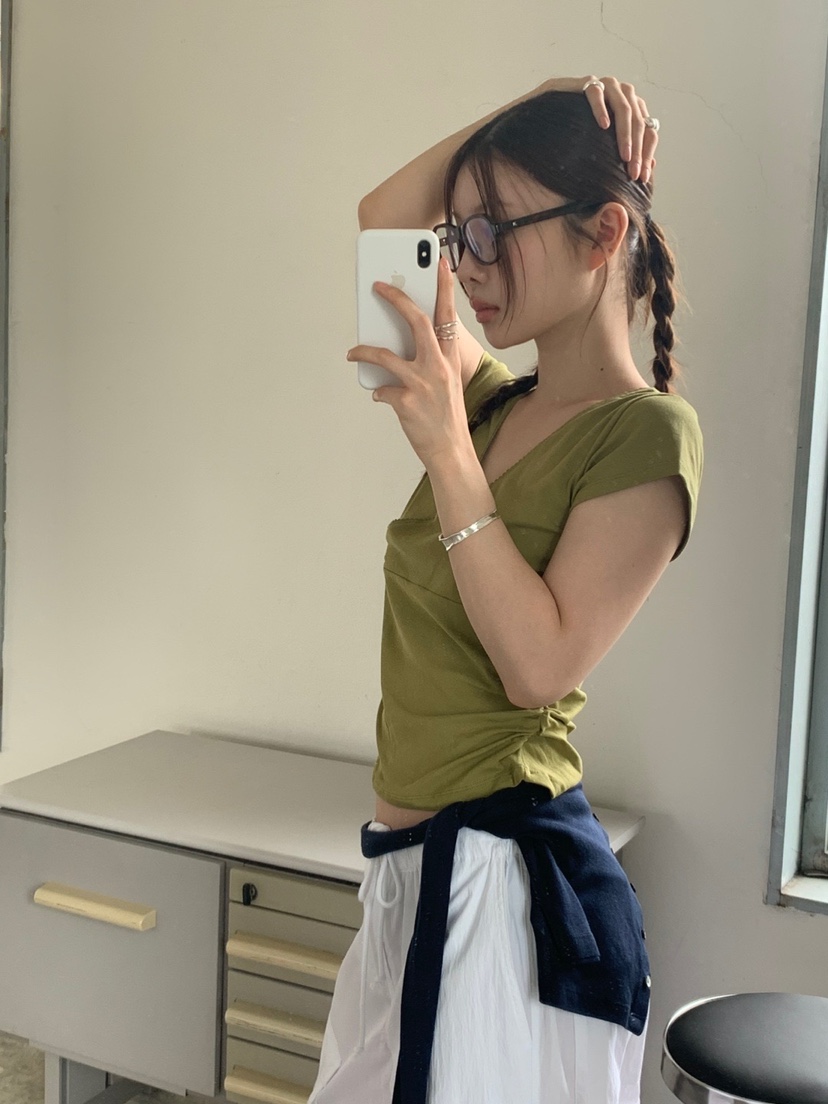 UNBOUND東大門㊣直郵女士新款職業25春夏時尚真品推薦熱賣T恤UNBOUNDT恤