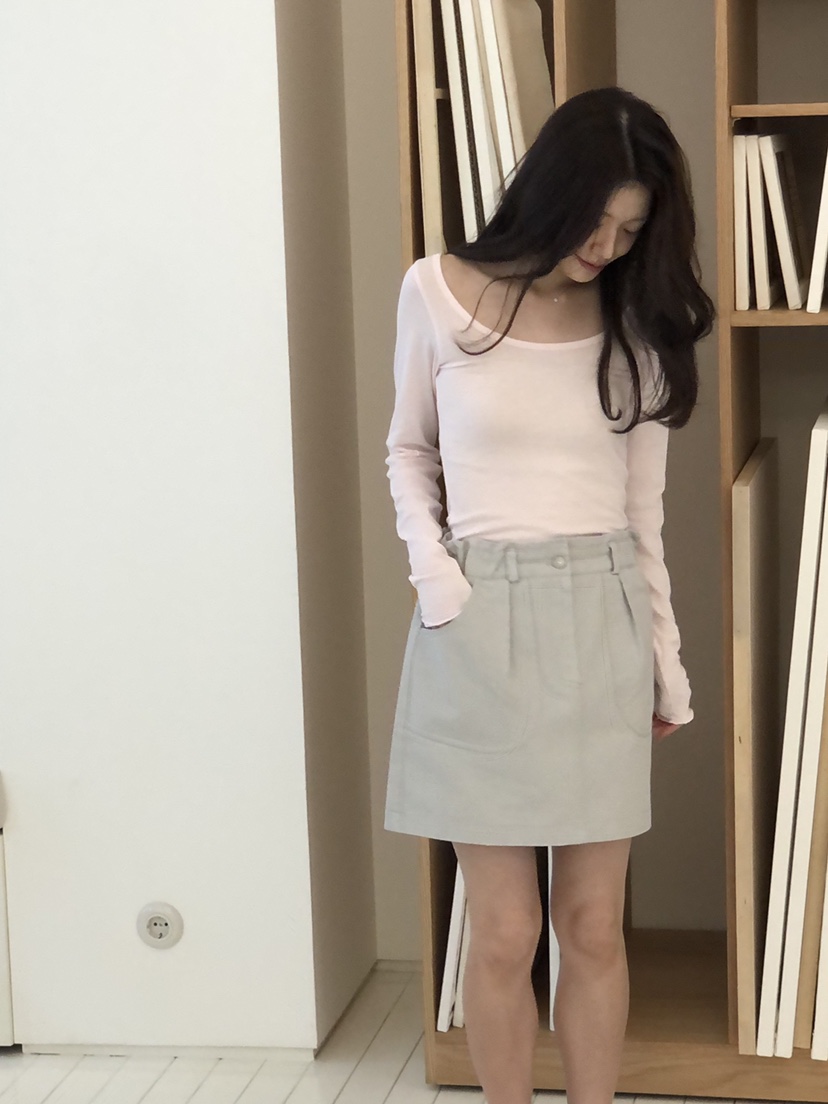 ERUME韓國代購㊣女裝新品25春夏真品人氣熱賣職業時尚休閑短裙ERUME短裙