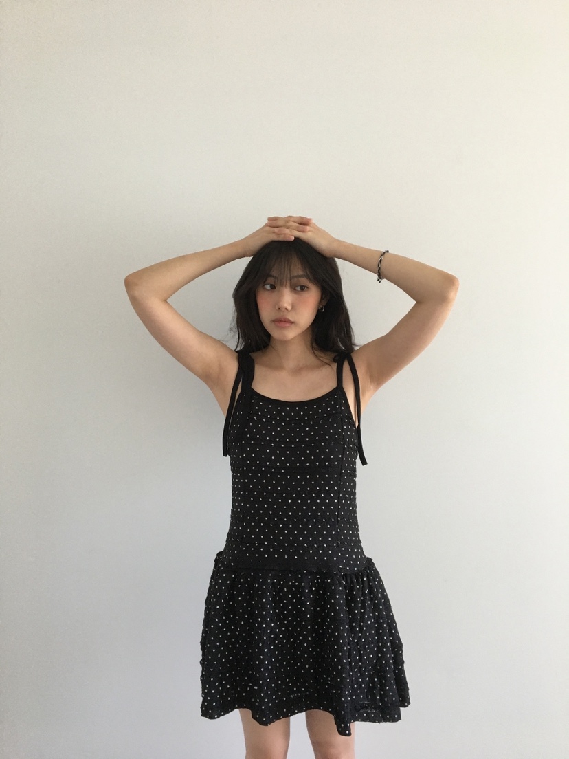 I I韓國代購㊣女裝新品真品25春夏熱賣推薦人氣休閑連衣裙ITSSONG連衣裙
