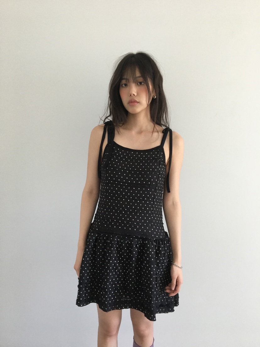 I I韓國代購㊣女裝新品真品25春夏熱賣推薦人氣休閑連衣裙ITSSONG連衣裙
