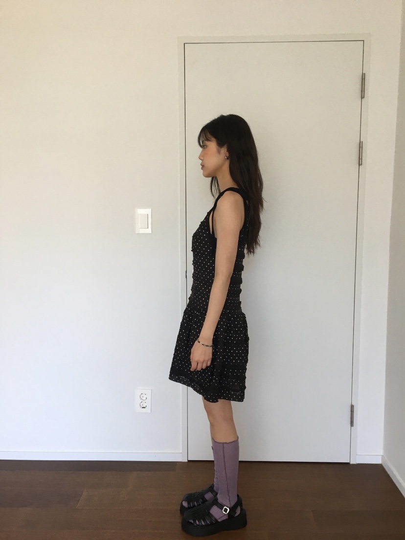 I I韓國代購㊣女裝新品真品25春夏熱賣推薦人氣休閑連衣裙ITSSONG連衣裙