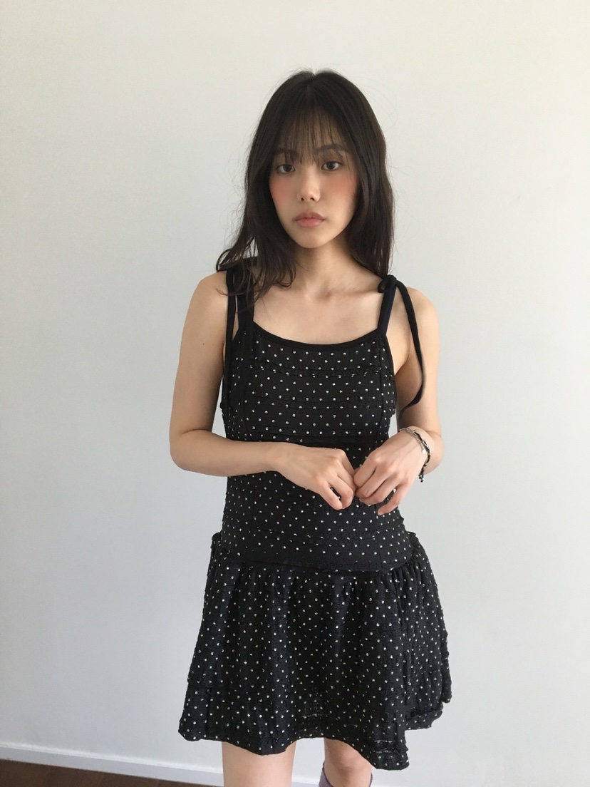 I I韓國代購㊣女裝新品真品25春夏熱賣推薦人氣休閑連衣裙ITSSONG連衣裙