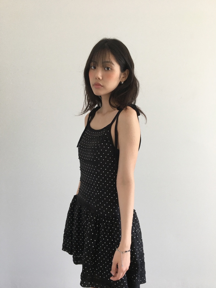I I韓國代購㊣女裝新品真品25春夏熱賣推薦人氣休閑連衣裙ITSSONG連衣裙