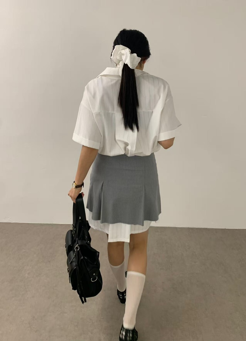 J CRANE-A韓國直郵㊣女裝新品推薦休閑25春夏真品職業短裙J CRANE短裙