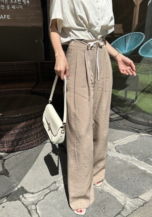 AVEC-OT東大門㊣直郵女士新款人氣職業25春夏真品推薦休閑褲AVEC-OT休閑褲圖色2